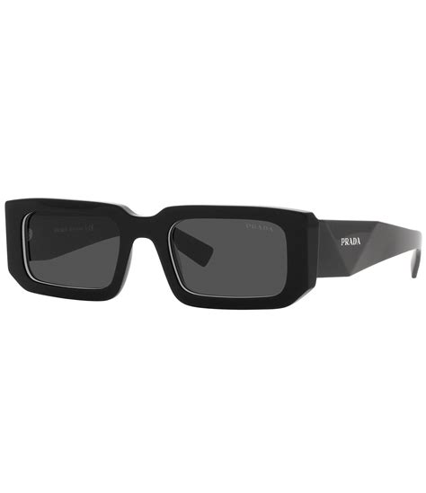 prada sonnenbrille pr 06ys|Prada Unisex PR 06YS 53mm Rectangle Sunglasses .